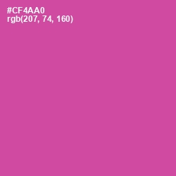 #CF4AA0 - Mulberry Color Image