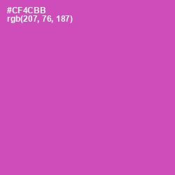 #CF4CBB - Hopbush Color Image