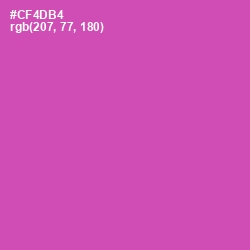 #CF4DB4 - Hopbush Color Image