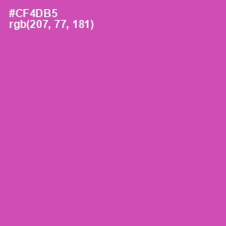 #CF4DB5 - Hopbush Color Image