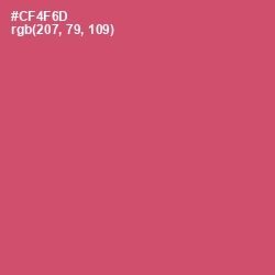 #CF4F6D - Cabaret Color Image