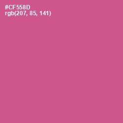 #CF558D - Mulberry Color Image