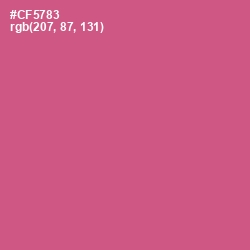 #CF5783 - Mulberry Color Image