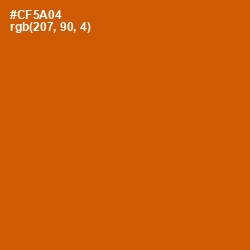 #CF5A04 - Tenn Color Image