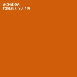 #CF5D0A - Tenn Color Image