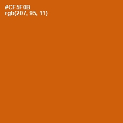 #CF5F0B - Tenn Color Image