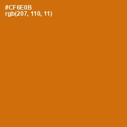 #CF6E0B - Indochine Color Image