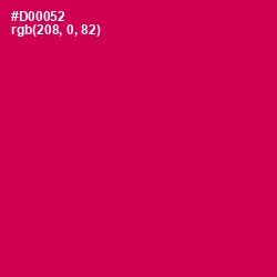 #D00052 - Razzmatazz Color Image