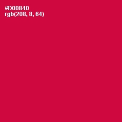 #D00840 - Maroon Flush Color Image