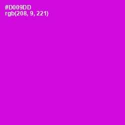 #D009DD - Purple Pizzazz Color Image