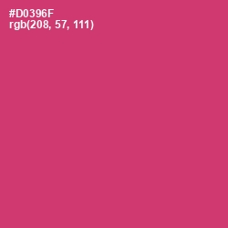 #D0396F - Cerise Red Color Image