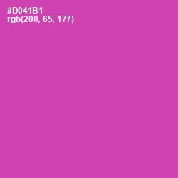 #D041B1 - Mulberry Color Image