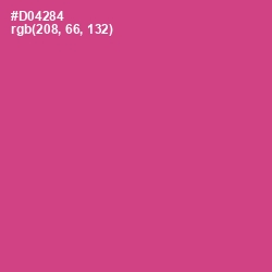 #D04284 - Mulberry Color Image