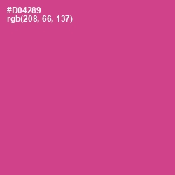 #D04289 - Mulberry Color Image