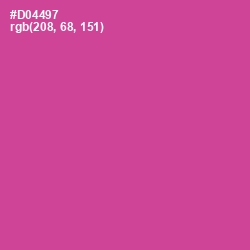 #D04497 - Mulberry Color Image