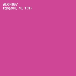 #D04697 - Mulberry Color Image