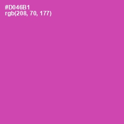 #D046B1 - Mulberry Color Image