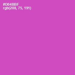 #D04BBF - Hopbush Color Image