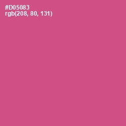 #D05083 - Mulberry Color Image