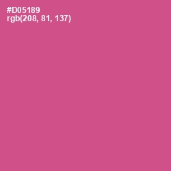 #D05189 - Mulberry Color Image