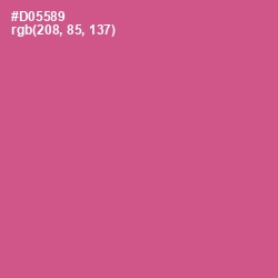 #D05589 - Mulberry Color Image