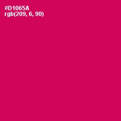 #D1065A - Razzmatazz Color Image