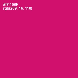 #D1106E - Razzmatazz Color Image