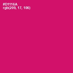 #D1116A - Razzmatazz Color Image