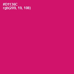 #D1136C - Razzmatazz Color Image