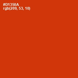 #D1350A - Thunderbird Color Image