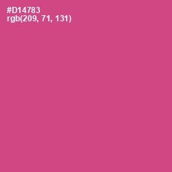 #D14783 - Mulberry Color Image