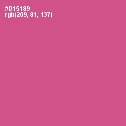 #D15189 - Mulberry Color Image