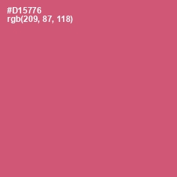 #D15776 - Cranberry Color Image