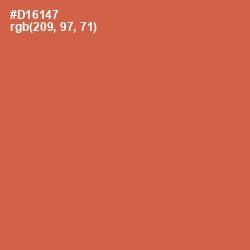 #D16147 - Red Damask Color Image