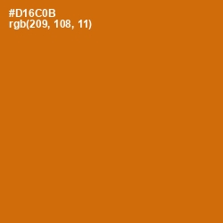 #D16C0B - Bamboo Color Image