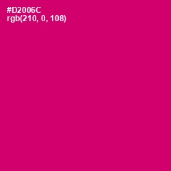 #D2006C - Razzmatazz Color Image