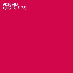 #D2074B - Razzmatazz Color Image