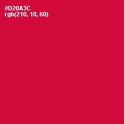 #D20A3C - Crimson Color Image