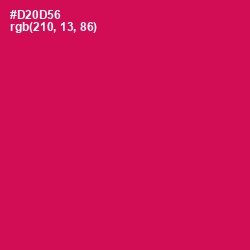 #D20D56 - Razzmatazz Color Image