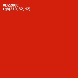 #D2200C - Thunderbird Color Image