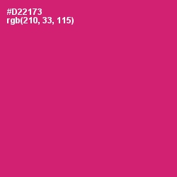 #D22173 - Cerise Red Color Image