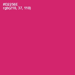 #D2256E - Cerise Red Color Image