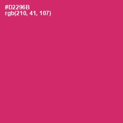 #D2296B - Cerise Red Color Image