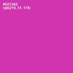 #D233AE - Cerise Color Image