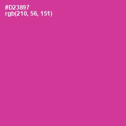 #D23897 - Cerise Color Image