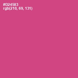 #D24583 - Mulberry Color Image