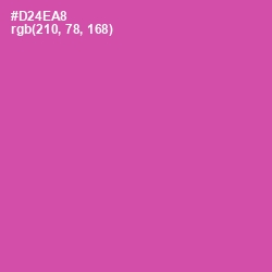 #D24EA8 - Mulberry Color Image