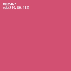 #D25071 - Cranberry Color Image