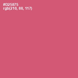 #D25875 - Cranberry Color Image