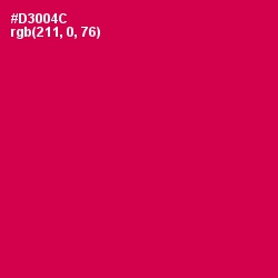 #D3004C - Razzmatazz Color Image